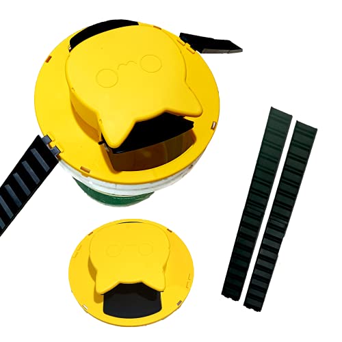 Mouse Trap Bucket-flip n Slide Bucket lid Mouse Trap-Trap Door Style,Multi Catch, Auto Reset Design Balance Mouse Trap for Indoor & Outdoor
