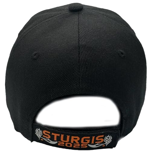 Biker Life Clothing Hat 2025 Sturgis Motorcycle Rally Big 85th Black miniatura 2