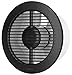 Ø 150 mm antracytowy wentylator łazienkowy – wentylator z łożyskiem kulkowym – wentylator zapewnia efektywną wentylację w łazience, kuchni, WC