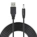 Produktbild Liwinting 1.5m/4.92Feet USB Typ A auf DC Stecker 3,5mm x 1,35mm 5V DC-Hohlstecker Jack-Energien-Kabel-Anschluss für Tablet PC, Mini-Lautsprecher,USB Hub,USB Fan,Router, Monitore,LED-Leuchten - Schwarz