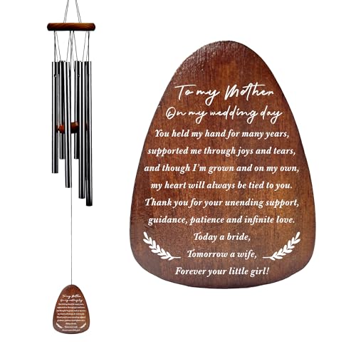 Bride's Gift to Mom: Wedding Keepsake Wind Chime, Thank You