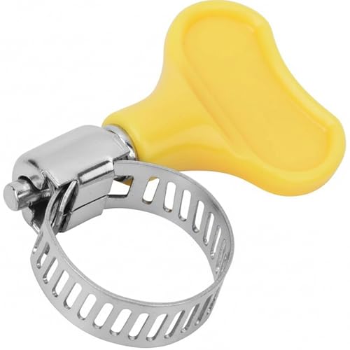 Image of XML Hose Clamp Stainless Steel 1.25 inch Diameter Water Pipe Range Turn Key Worm Gear Ideal for Leak Proof Gas Stove Plumbing Adjustable Safety Tie Clips For Home,Garden,Kitchen,Automotive