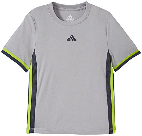 adidas Baby Boys' Clima Soccer Top, Silver Gray, 4T