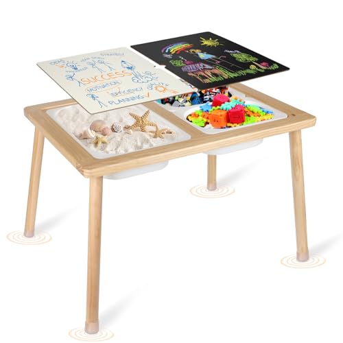 Gift Mark Queen Anne Rectangle Children Table, Honey