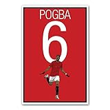 Graphics 17 Paul Pogba Poster - Manchester United Art