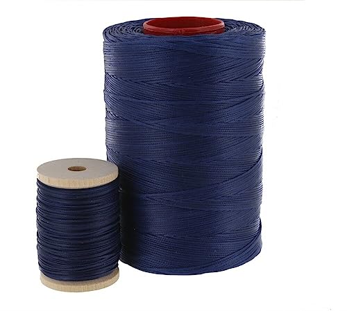 Hilo encerado Ritza 25 Tiger poliéster azul real 25 m miniatura 1