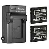 Kastar 2-Pack Battery and AC Wall Charger Replacement for Panasonic DMW-BCF10 DMW-BCF10E DMW-BCF10PP, CGA-S009 CGA-S009E CGA-S/106B Battery, Panasonic DE-A59 DE-A59B, DE-A60 Charger