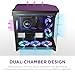 NZXT H9 Flow RGB+ (2025) – Large Dual-Chamber ATX Mid-Tower Airflow PC Case – Includes 7 RGB Fans (6 x 140mm, 1 x 120mm) & Control Hub – 420mm Radiator Support – Back-Connect Ready – Black