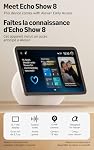 Amazon Echo Show 8 (newest model), Vibrant HD 8.7" display with spatial audio, Designed for Alexa+ , Glacier White