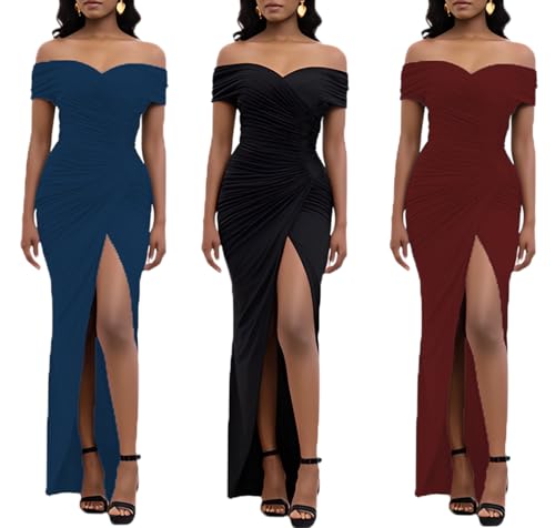 Image of LightlyKiss Women's Bodycon Wedding Guest Dress Formal Cocktail Party Evening Gown