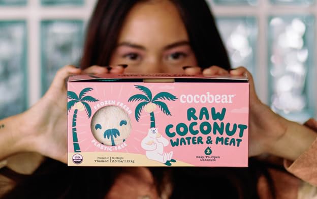 Cocobear Organic Thai Coconuts with Bamboo Drinking Straws — view 7