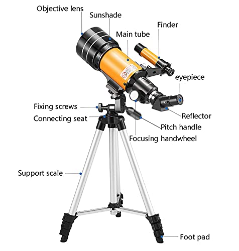 Telescopio Astronómico Refractor 70mm con Trípode para Niños miniatura 6