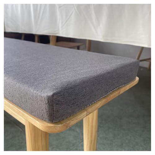 MCOSU Bench Cushion Outdoor/Indoor Non-Slip with Zipper - Patio Porch Swing Cushions, 48/40/50 x 12/14/16/18 inch Bay Window Seat Furniture Cushion(Z1,40x20x2in)