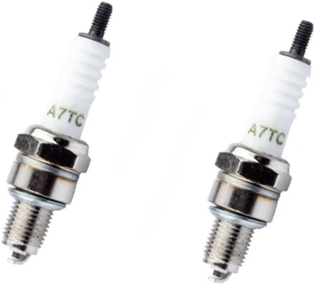 A7TC spark plug Fit For off-road motorcycle ATV four-wheel beach bike accessories GY6 50-110/150CC parts(2 pcs)