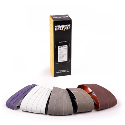 Image of Work Sharp Bulk Bundle Value Pack, Ken Onion Replacement Abrasive Belt Kit, 21 Assorted Grits