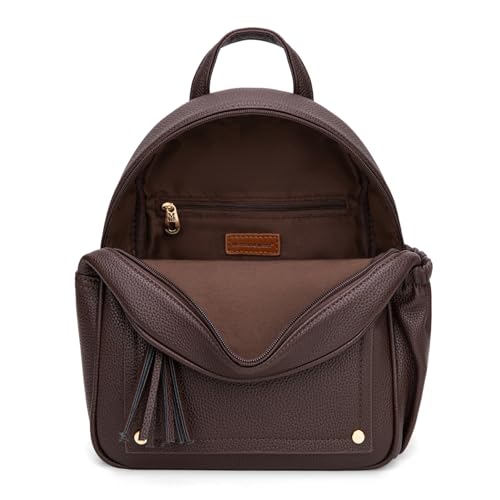 Image of Montana West Mini Backpack Purse for Women Anti Theft Backpacks with Secured Zipper and Tassel