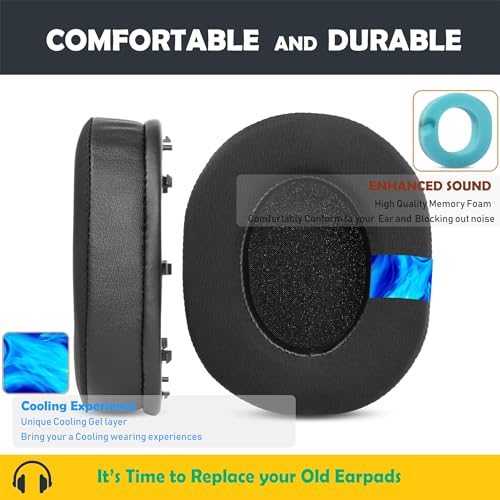 Coussinets d'oreille de remplacement compatibles avec casque audio Razer BlackShark V2 Pro