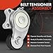 A-Premium Belt Tensioner Assembly with Pulley Compatible with Jeep Grand Cherokee 2014-2018 3.0L & Ram 1500 2014-2018 3.0L, Replace# 68325057AA
