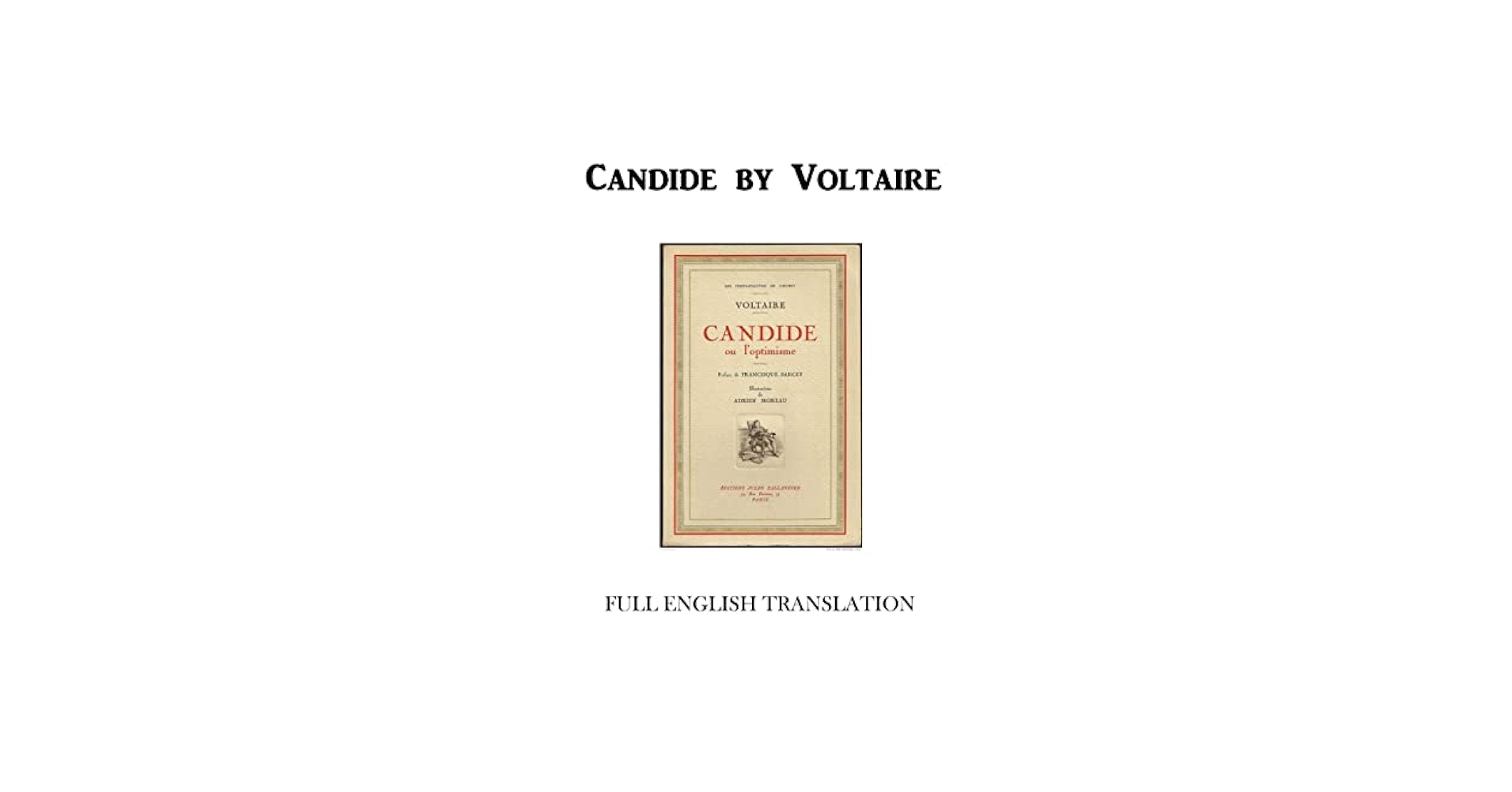 Candide by Voltaire: Voltaire, Fleming, William F., Littell