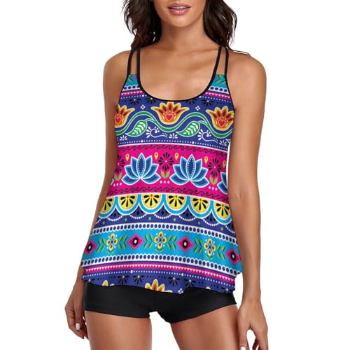Maillot de bain tankini d'une élégance intemporelle pour femme raffinée