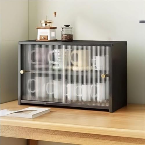 Vinta Bamboo Coffee Organizer - 2-Tier Cup Holder Display Rack for Kitchen Counter - Stylish Coffee Station Stand for Home Baristas & Coffee Enthusiasts