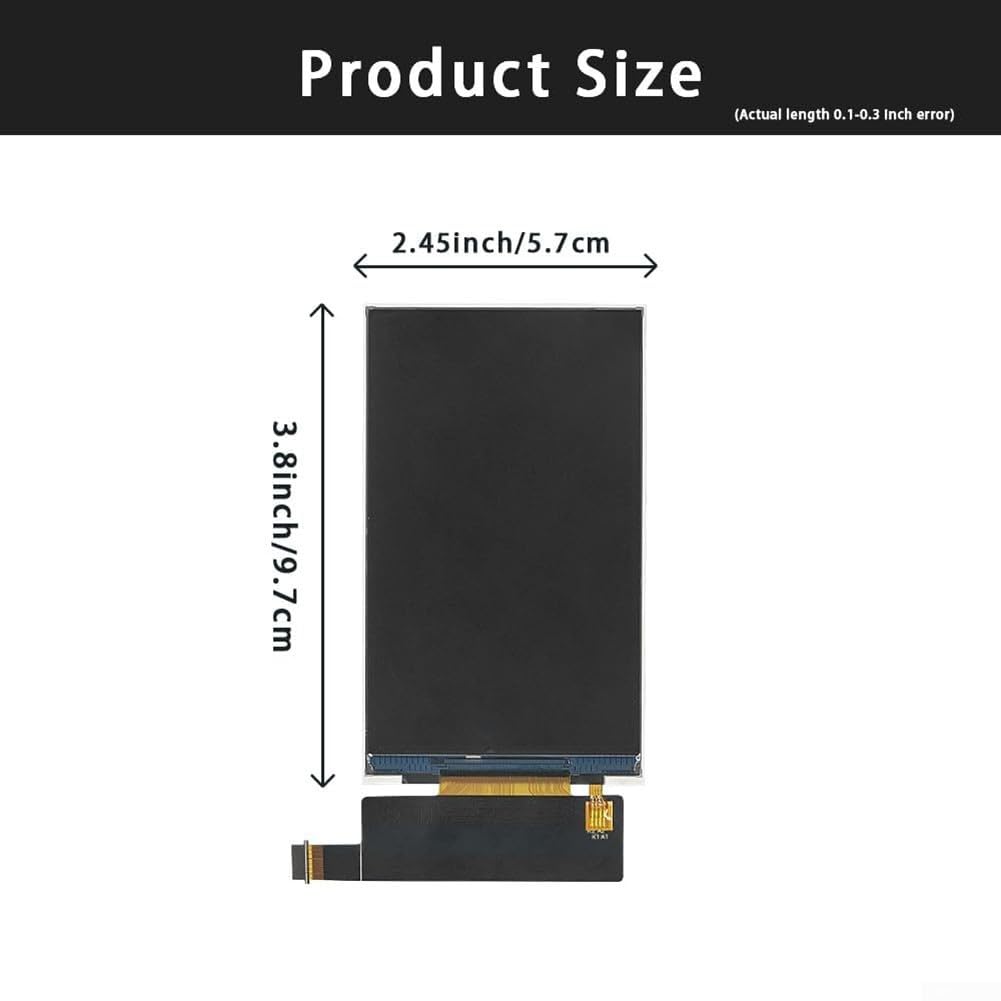 Écran LCD de rechange pour scanners de codes-barres Zebra MC3300 MC330K - Imagerie avancée et sensibilité tactile