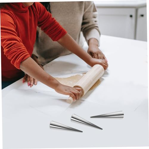 Set de 10 moldes de acero inoxidable para croissant miniatura 4