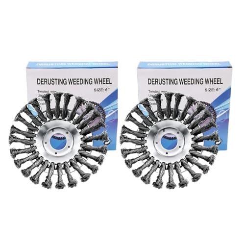 6/8/10�C���` �����u���V�J�b�^�[�w�b�h �Ŋ���@ ������@�w�b�h �X�`�[�����C���[�z�C�[���u���V �f�B�X�N�K�[�f���g���}�[�w�b�h(2Pcs 6inch Head)