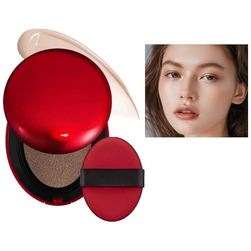 Cushion Foundation, Semi-Matte Finish 72-Hour Foundation Full Coverage Sun Protection, Waterproof