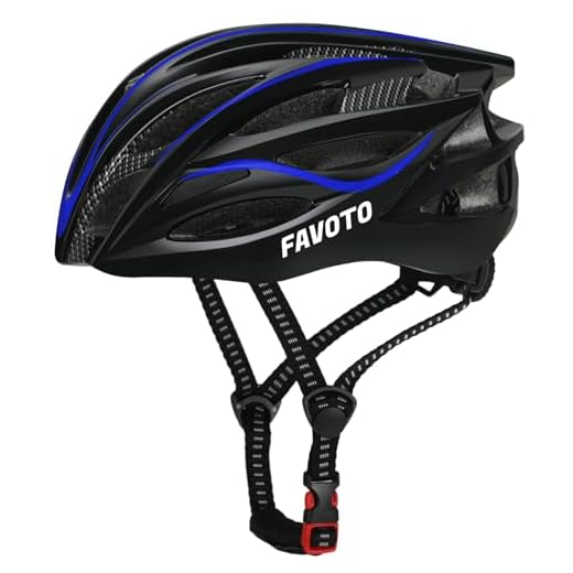 Favoto Casco de Bicicleta Ajustable, Casco de Ciclismo con Forro para Hombre Mujer Adultos, Casco de MTB Carretera Montaña Certificado CE TUV L (59-61cm)