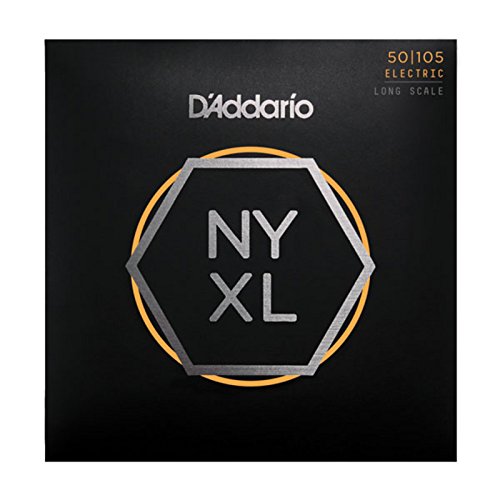 Image of D'Addario NYXL50105 Nickel Wound Bass Guitar Strings, Medium, 50-105, Long Scale
