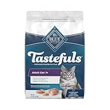 Blue Buffalo Tastefuls Adult 7+ Natural Dry Cat Food, Chicken & Brown Rice 10lb Bag
