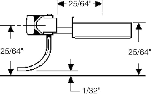 Miniatura 2 de Ho Bigote Coupler, 25/64" underset (2PR)