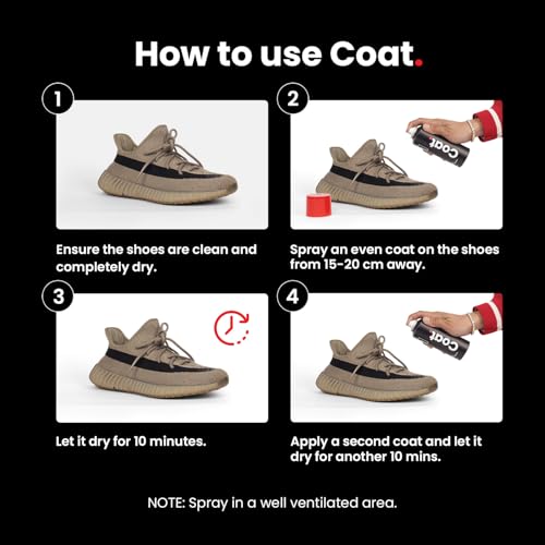 Image of SHOEGR Coat Water & Stain Repellent 200 ml | Invisible Waterproof Shield for Sneakers, Suede, Nubuck, Leather, Trainers, Canvas & Bags | Nano Protection from rain and dust