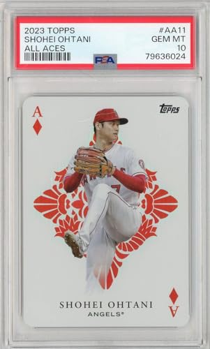 Graded 2023 Topps Shohei Ohtani #AA11 All Aces Baseball Card PSA 10 Gem Mint