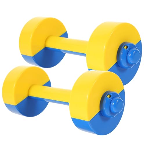 Juguetes De Mancuernas PláSticas Para NiñOs - Set De Dos Pesas De Ejercicio Azul 20Cm Para Desarrollo Muscular Y CoordinacióN