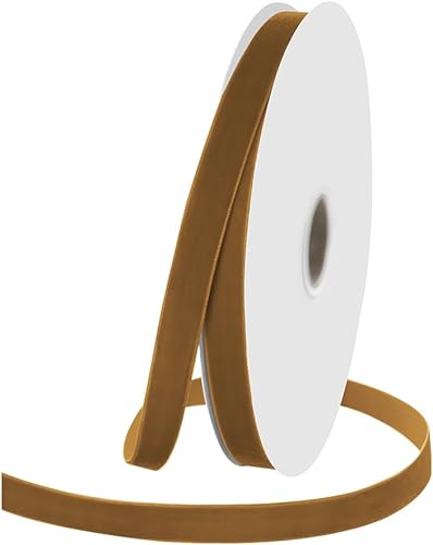 Miniatura 6 de Cinta de terciopelo de 38 pulgadas de ancho x 25 yardas, cintas de terciopelo vintage de una sola cara para envolver regalos, lazos de envoltura de