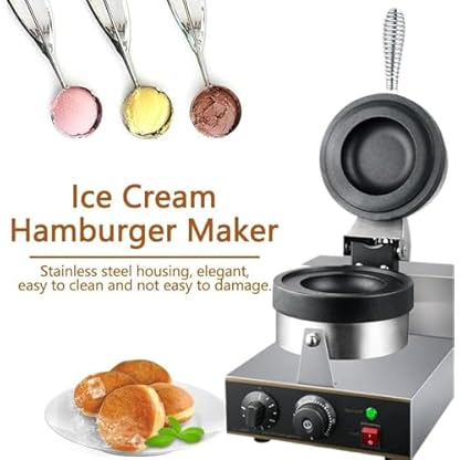 XSDAJSD B, Hamburger Maker, kommerzieller Hamburger, antihaftbeschichtete Hamburgermaschine für Eiscreme, manuelle Hamburgerpresse – Bild 8