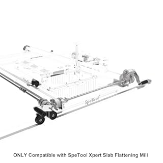 SpeTool Easy Manual Driver for Xpert Slab Flattening Mill, Easy-to-Install Woodworking Accessory of Router Sled for Flattening Slabs (Router Sled NOT Included)