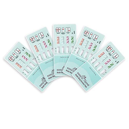 (5 Count) Easy@Home 4 Panel Dip Test Kits - Instant Urine Testing - #Edoap-144-5P #TOP27