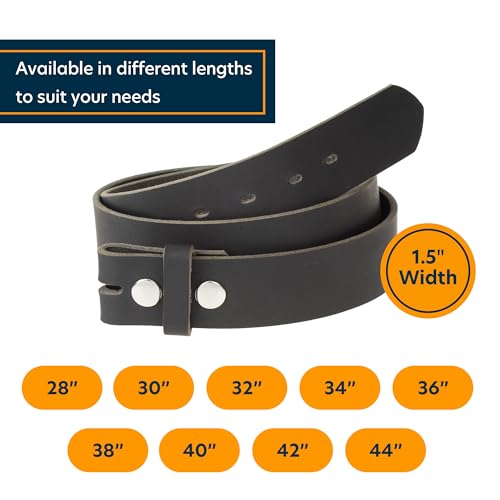 Weaver Leathercraft unisex-adult No Buckle Belt 5