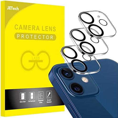 JETech Camera Lens Protector for iPhone 12, 3-Pack