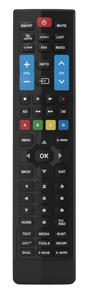 Uniwersalny pilot zdalnego sterowania - kompatybilny z telewizorem LG/Samsung