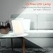 EasyHome Light Therapy Sun Lamp 10000 Lux LED Energy with 10 Adjustable Brightness Dual Color Temperature Adjustment White Warm Light 4 Timer and Memory Function