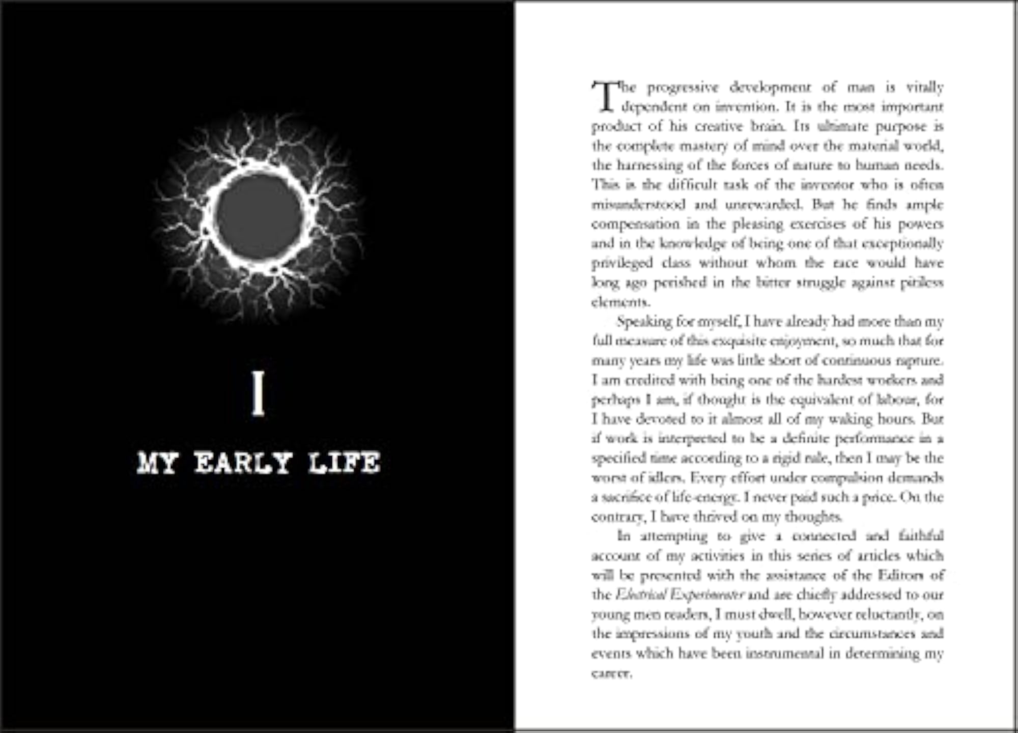 My Inventions, Autobiography of Nikola Tesla