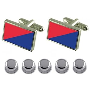 Select Gifts Hemdjurk Studs Riobamba City Ecuador Vlag Manchetknopen