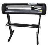 LGXEnzhuo 24 Inch Vinyl Cutter Cutting Machine 500g Vinyl Cutter Plotter LCD Display with Software and Stand Heat Press