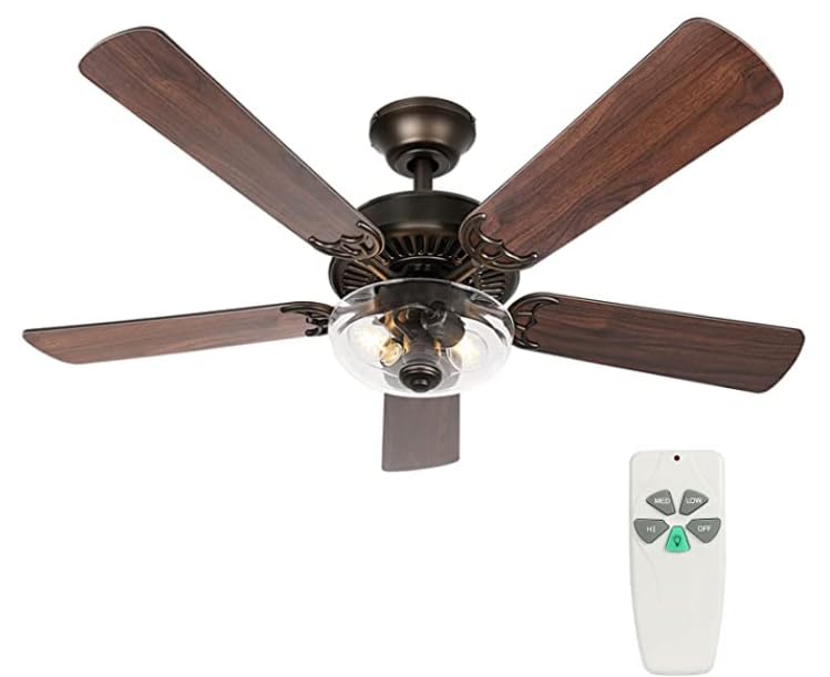 Image of hykolity 72 Inch Pedestal Fan, Floor Fan for Patio Living Room, Bedroom, Office - Oil-Rubbed Bronze