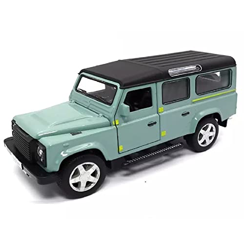 Image of DEUSON ECOM 1:32 Defender Car Diecast Metal Toy Car For Kid Defender Toy Car With Light Sound Pull Back Openable Door, Multicolor