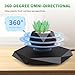 YISUIPU Levitating Plant Pots Floating Hanging Planter for Small Plants. Elevate Your Space Level with The Floating Plant Pot – Stunning Home and Office Deco (Black)